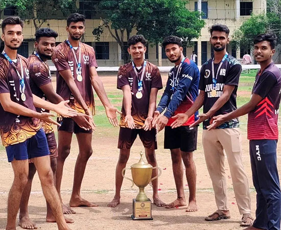 Dolphin's Degree College Wins Bengaluru North Volleyball Championship