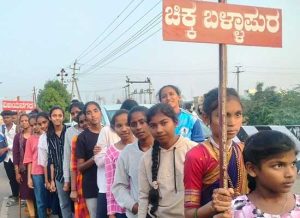 Dolphin’s PU College Volleyball Team Represents Chikkaballapur District at the State-Level Tournament