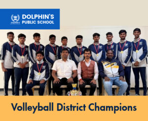 Dolphin's PU College volleyball team district champions